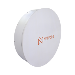 Antena de parabola profunda, blindada, con supresión al ruido de 3 ft, 4.9-6.4 GHz, Ganancia 34 dBi con SLANT de 45 ° y 90 °, ideal para hasta 70 km, Conectores N-hembra, montaje con alineación milimétrica.