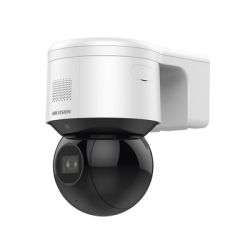 Domo PTZ IP 4 Megapixel / 4X Zoom Óptico / 50 mts IR EXIR / Luz Estroboscópica / Sirena Integrada / WDR 120 dB / PoE+ / IP66 / Ultra Baja Iluminación / Micrófono y Bocina Interconstruido / Micro SD
