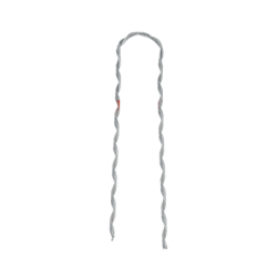 Remate Preformado para Fibra Óptica Figura 8, Span 100 m, para mensajero de acero con diámetro Φ 3.6  mm