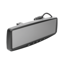 Sistema alámbrico de reversa con cámara y monitor de 4.3 pulgadas, Incluye cámara para placa de  170°