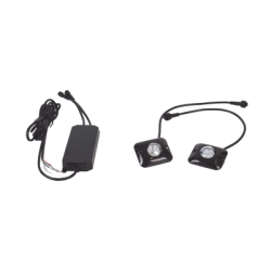 Estrobos Ocultos de 12 LED cada una, Color Rojo/Azul, Ideales para Vehículos Encubierto