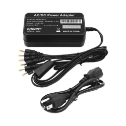 Fuente de Alimentación de 6 Salidas tipo Jack Macho de 12 Vcc / 6 Amper