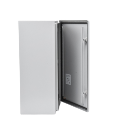 Gabinete de Acero, Nema 4 -IP 66 de 40 x 60 x 25 cm con Platina y certificado UL.