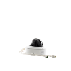 Domo IP 4 Megapixel / Lente Mot. 2.8 - 12 mm / 40 mts IR EXIR / IP67 / IK10 / H.265+ / Conteo de Personas por Detección de Rostro (Base de Datos) / WDR 140 dB / DeepinView / 2 Micrófonos Integrados