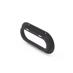 Brida de policarbonato, Color Negro, Accesorio para plafón Serie ED3060