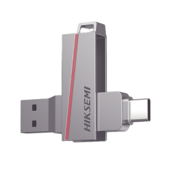 Memoria USB Dual de 128 GB / USB-C y USB-A / Transferencia de Alta Velocidad / Metálica / Compatible con Dispositivos Móviles, Windows, Mac y Linux