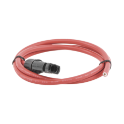 Cable Fotovoltaico, 1 m, Rojo, Calibre 10 AWG con Terminal MC4-M en un extremo