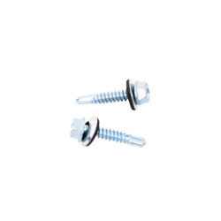 Tornillo - Pija cabeza hexagonal con rondana y punta de broca  #14 x 1-1/4