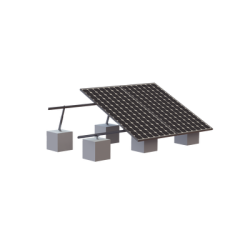 Montaje para 3 Panel Solar, Riel 