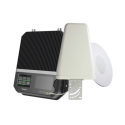 KIT Amplificador de señal celular 4G LTE, 3G y VOZ con antena direccional. Especial para cubrir áreas de hasta 4300 Metros Cuadrados por ser de grado comercial e industrial. Soporta múltiples operadores, tecnologías y usuarios.