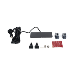 Luz Direccional de Visera, Dual color, Azul/Claro con enchufe para automóvil 