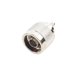 Conector N Macho Inverso de Anillo Plegable para cables RG-58/U, RG-142/U.