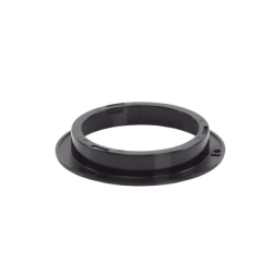 Brida de policarbonato, Color Negro, Accesorio para plafón Serie ED3040