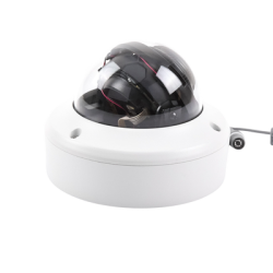 Domo TURBOHD 4K (8 Megapixel) / Lente Mot. 2.7 a 13.5 mm / 40 mts IR EXIR / IP67 / 12 Vcc / 24 VCA / TVI-AHD-CVI-CVBS / 9 a 15 Vcc