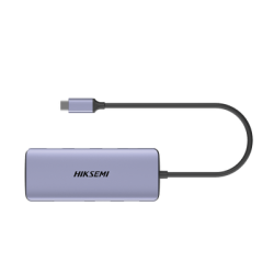 Hub (Adaptador) USB - C / 8 en 1 / 1 Salida HDMI (4K) / 1 Salida USB 2.0 / 3 Salidas USB 3.0 / 1 Salida SD (Memoria SD) / 1 Salida TF (Micro SD) / 1 Entrada USB - C (Carga Rapida / 100 Watts)