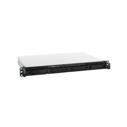 Servidor NAS para Rack (1 U) de 4 Bahías / Hasta  72 TB / Servicio Nube Gratis (P2P) / Administración Remota y Respaldo Programado