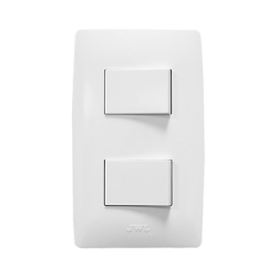 Apagador Doble de 127 V~60 Hz 10 A/ Color Blanco.