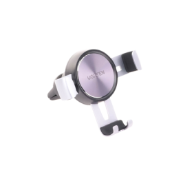 Soporte de Celular para Automóvil en Rendija de Ventilación / Sistema de Gravedad / Rotacion de 360° /Angulo Multiple / Almohadillas de Goma Antideslizantes / Amplia Compatibilidad con dispositivos de 4'' a 7'' / Color Negro