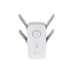 Repetidor / Extensor de Cobertura WiFi AC, 2600 Mbps, doble banda 2.4 GHz y 5 GHz, con 1 puerto 10/100/1000 Mbps, 4 antenas externas