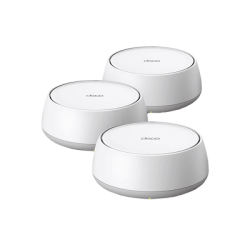 KIT 3 Routers Inalámbrico MESH Interior para Hogar / Doble Banda Wi-Fi 7 BE3600 Mbps / 2 Puerto 2.5 Gigabit WAN/LAN / 4 Antenas Internas / Operación Multi-Link MLO / Administración Mediante la App Deco (iOS, Android) / HomeShield