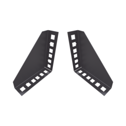 Par de Sujetadores para Instalación de Equipo Rackeable en Placa o Pared (hasta 2U), Puede soportar 10 Kg