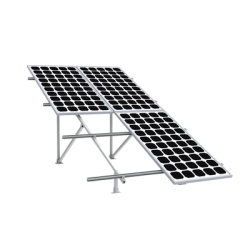 Montaje para Panel Solar 2X2, Riel 5 de 2700mm para Módulos con Espesor de 30-35mm, Vel. de Viento Máx. 136km/h