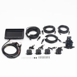 Sistema de Monitoreo Local / 4 Cámaras 1080p para Exterior (IP68) y Pantalla LCD de 7