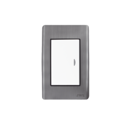 Apagador Sencillo de 10 A 127 V CA ~ 60 Hz / Placa de Acero.