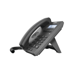 Teléfono IP empresarial para 2 lineas SIP con pantalla LCD 128 x 48 Px y conferencia de 3 vías, PoE