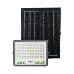 Reflector con Panel Solar 300 W /  Batería 3.2  V CD / T.C.C. 6 500 K / IP66.