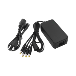 Fuente de Alimentación de 4 Salidas tipo Jack Macho de 12 Vcc / 5 Amper