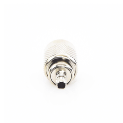 Conector TNC Macho Inverso de Anillo Plegable para Cable RG-142/U, Níquel/ Oro/ Teflón.
