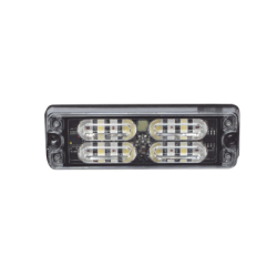 Luz Perimetral, 12 LED Ultra Brillantes, Color Rojo / Claro