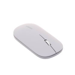 Mouse inalámbrico 2.4 GHz | Ultra Delgado y Silencioso | DPI 1000/1600/2000/4000 (Ajustable) | Alcance 10m | Scroll de Aluminio | Adaptable a diferentes superficies | Diseño suave al tacto | Contiene Receptor USB | Color Gris.