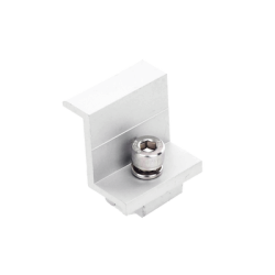 Sujetador final 35 mm para montaje de paneles solares en riel7