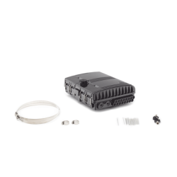 Cierre de Empalme para 24 fusiones de fibra óptica, Interior/Exterior, con 8 acopladores SC/APC y splitter 1x8 SC/APC Incluido, IP65