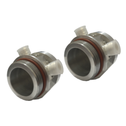 Adaptador Twinwaves para radios Mimosa C5x, B5x, C6x, B6x, facilita la instalación con antenas conectorizadas, adaptador con 2 conectores N-Hembra, frecuencia de 4.9-6.4 GHz