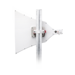 Antena Tipo Horn de 90° , 16 dBi, Ideal para ambientes de alto ruido, 4.9-6.5 GHz, , Conector SMA-Hembra, con montaje incluido 