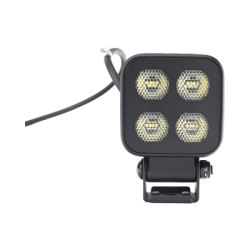 Luz de Trabajo Ultra brillante Cuadrada, 4 LED, 2650 Lúmenes, 12-24 Vcd