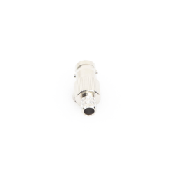 Conector BNC Hembra de 75 Ohm, Anillo Plegable para Cable RG-6/U, Níquel/ Oro/ Teflón.