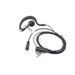 Micrófono - audífono de solapa ajustable al oído para KENWOOD PKT23K