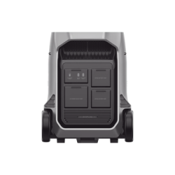 Estación de Energía Portátil DELTA PRO 4096Wh Litio LFP / 5 AC 4000W (8000W Pico) / 2 USB-C 100W / Capacidad para Aumentar Respaldo / Cargador de Coche 10A a 12.6V / Conectividad WiFi y Bluetooth (App) / Carga Solar 2600W Max. (2 Puer