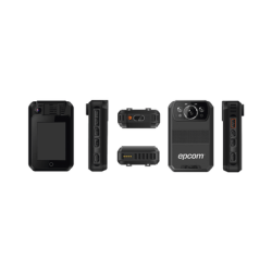 Body Camera para Seguridad / Video 4K / GPS Interconstruido / Conexión 4G-LTE / WiFi / Bluetooth / Sistema Basado en Android / Exterior IP66