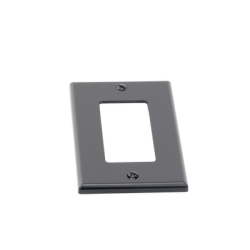 Tapa para Contacto Dúplex Color Negro.