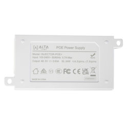 Inyector POE 802.3 af/at (48V 0.6A) /  Para Puntos de Acceso Alta Labs ( O Cualquier Equipo con PoE+) / 2 Puertos 10/100/1000 Mbps / Incluye cable AC