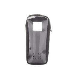 Funda de Piel Reforzada, con Frente Transparente para Serie Satelital IC-SAT100.