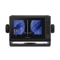 ECHOMAP UHD2 62SV con mapa base precargado,  puerto de conexión NMEA 2000, sonda SIDEVÜ, CLEARVÜ Y CHIRP tradicional. No incluye transdcutor