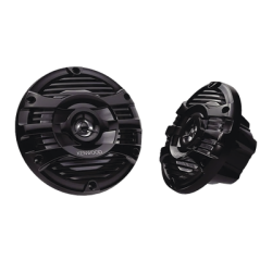 Par de altavoces fabricados en grado marinos en color negro de 6.5