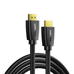 Cable HDMI 2.0  de Nylon Trenzado / 2 m / 4K@60Hz / HDR / 3D / HEC (Canal Ethernet HDMI) / ARC (Canal de Retorno de Audio / Color Profundo de 48 bits / Audio de 32 canales / HDCP 2.2 /Audio DTS: X / 18 Gbps / Blindaje de 4 capas