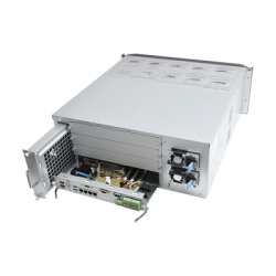 NVR 12 Megapixel (4K) / 128 canales IP / 24 Bahías de Disco Duro / 4 Puertos de Red / Soporta RAID con Hot Swap / NVR de Alto Desempeño 